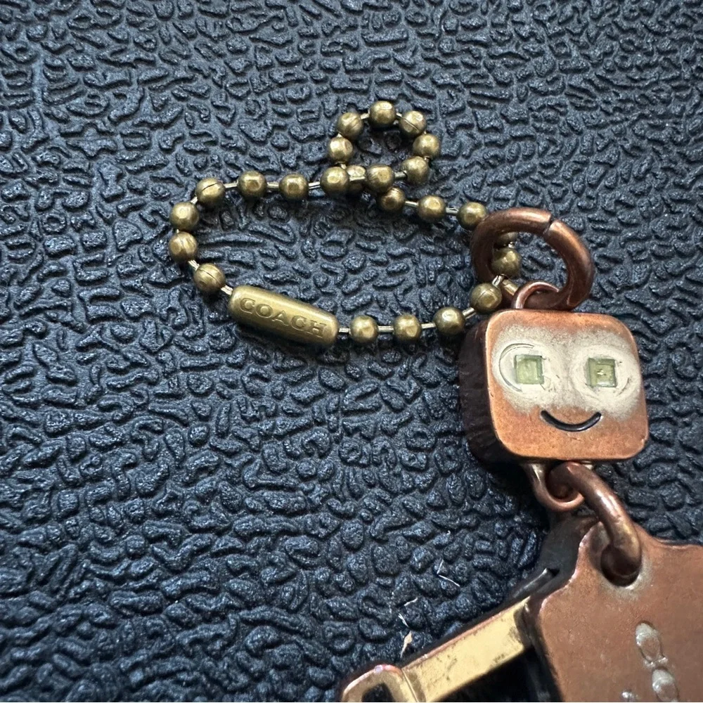 Coach Robot Metal Keychain Bag Charm - Picture 4 of 6